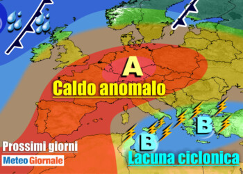 METEO al 18 Settembre. Occhio ai mari del Sud. nel frattempo CALDO Estivo. Durata