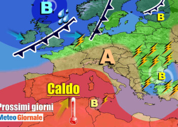 METEO Italia: dall’anticiclone a nuovi TEMPORALI. Peggiora da domenica
