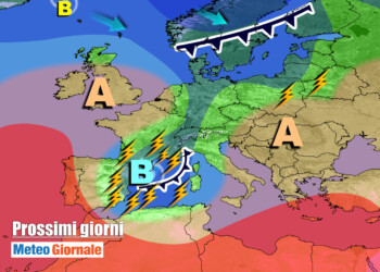 METEO Italia: ecco forti TEMPORALI e GRANDINE. Previsioni per la settimana