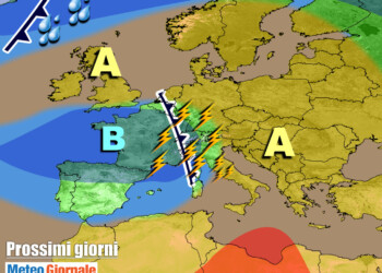 METEO prossima settimana. Cambia tutto, arrivano PIOGGE e TEMPORALI