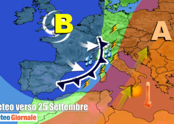 Meteo prossima settimana: perturbazioni all’assalto contro Alta Pressione