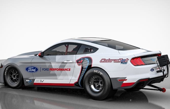 Mustang elettrica, l’incredibile record della Cobra Jet 1400