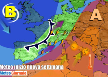 Novità meteo all’inizio della prossima settimana. Arriverà il vero autunno?