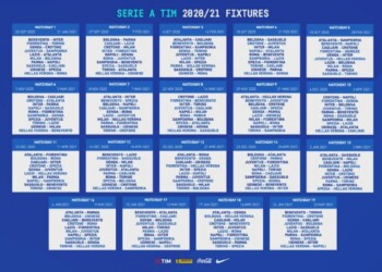 Serie A, il calendario: avvio di fuoco per la Juve. Subito Samp, Roma e Napoli