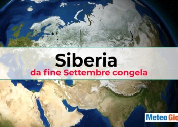Siberia: meteo diventa gelido rapidamente, preludio dell’Inverno. Video
