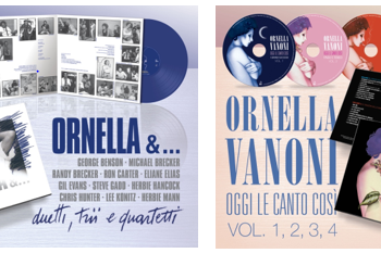 Ornella Vanoni: due collezioni imperdibili in vinili e cofanetto. “Ornella &…(duetti, trii, quartetti)” con star internazionali del jazz, in occasione del Record Store Day