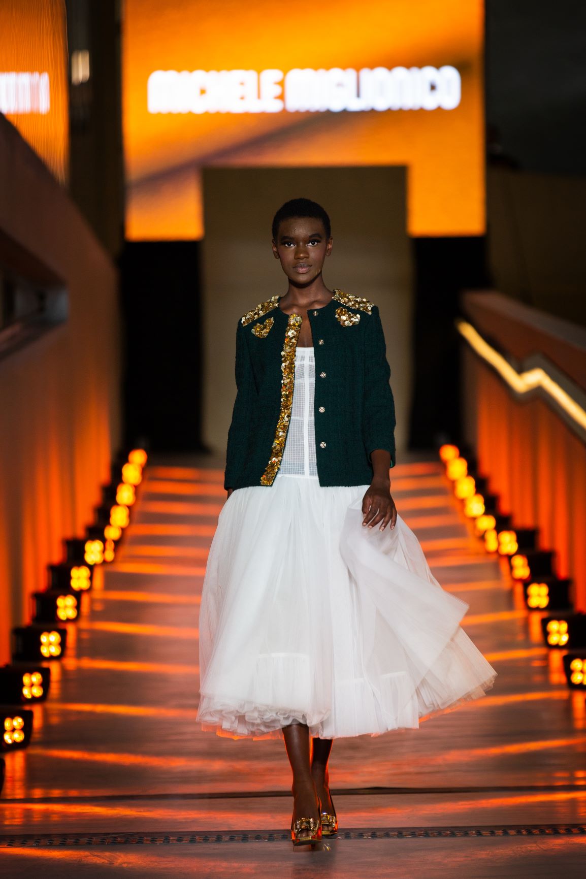 MICHELE MIGLIONICO OSPITE ALL’EVENING DRESSES SHOW