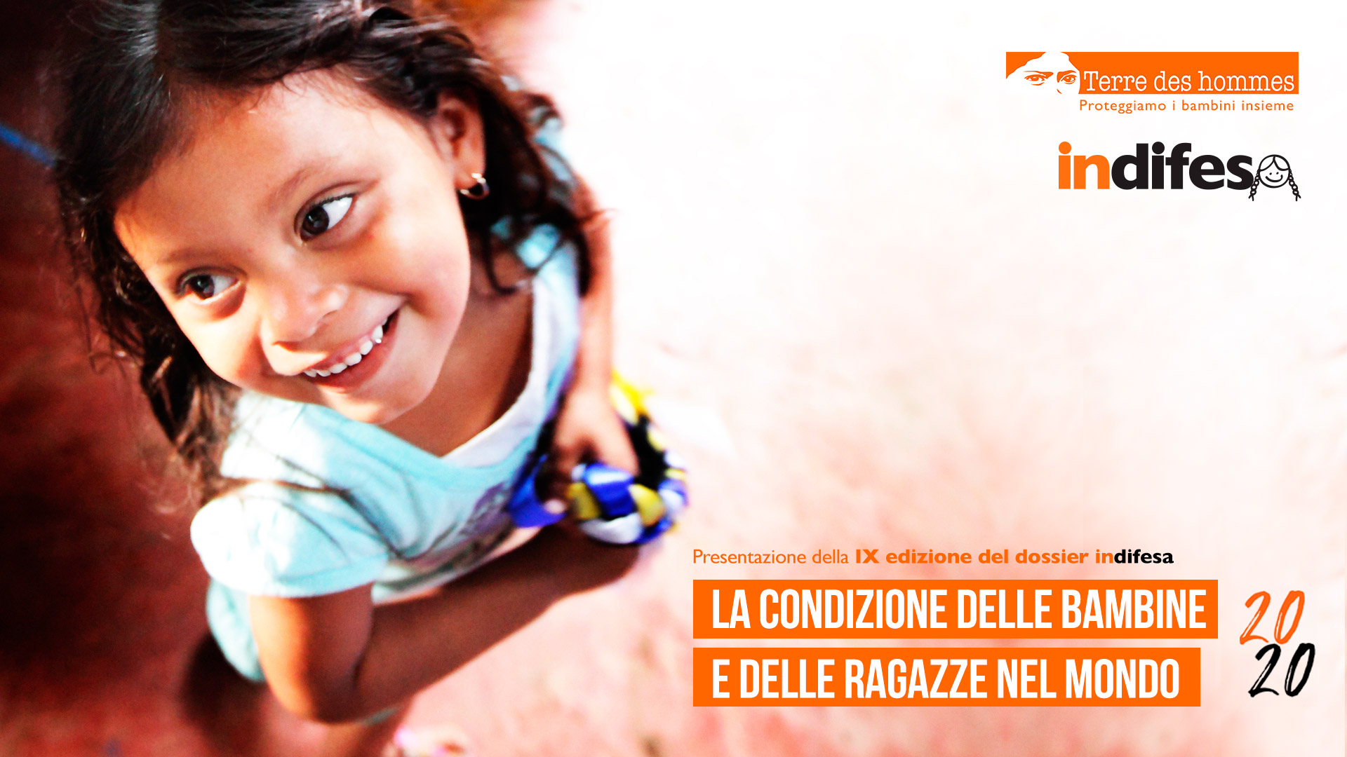 L’8 ottobre Terre des Hommes presenta la IX edizione del Dossier indifesa