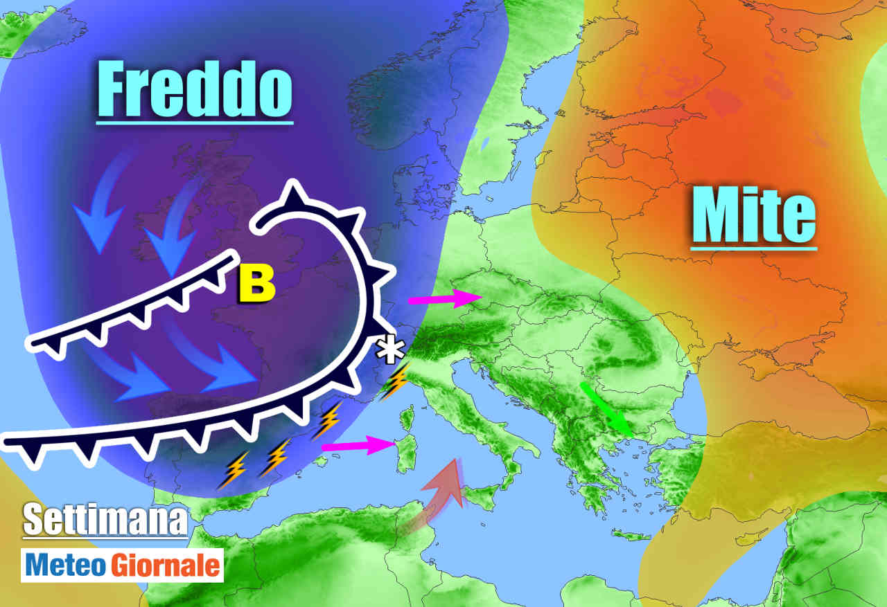 Ecco una nuova burrasca oceanica.