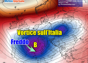 CICLONE irrompe verso l’Italia, METEO in forte peggioramento