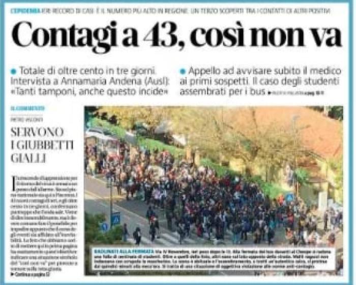 Coronavirus: allarme Libertà Piacenza, ‘così non va’