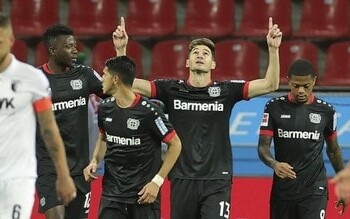 Doppio Alario e Diaby, il Bayer Leverkusen vola al quarto posto