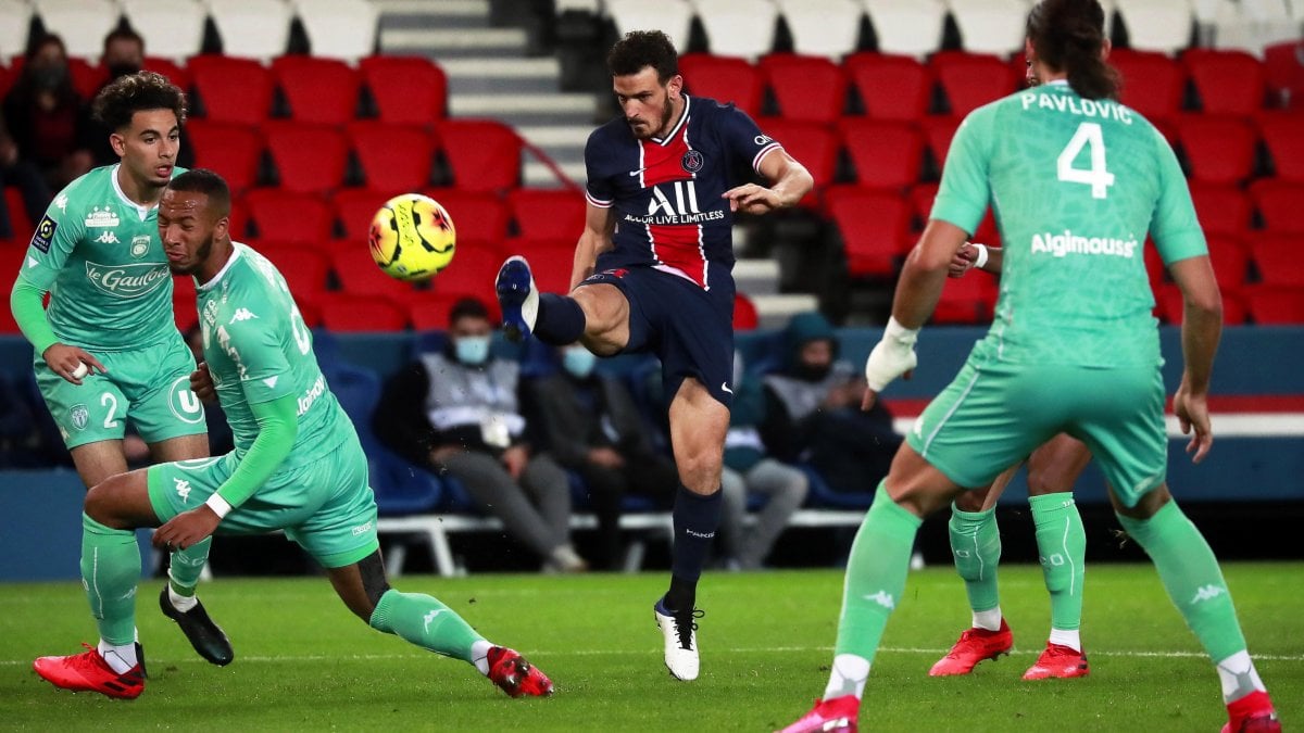 Francia, il Psg travolge 6-1 l’Angers: e Florenzi segna un gran gol