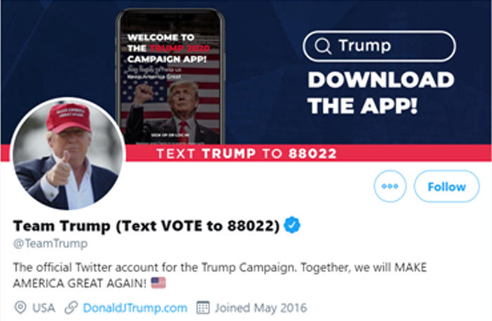 Hacker olandese indovina password e accede a Twitter Trump