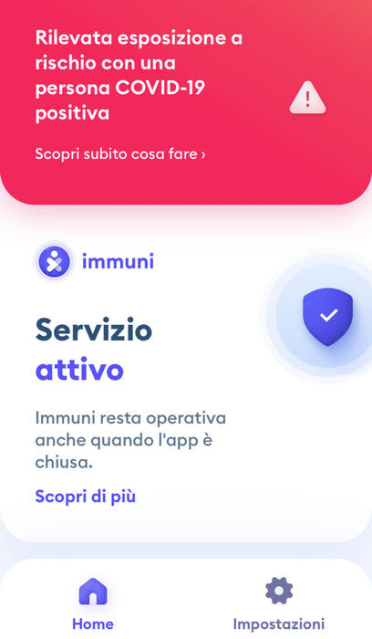 ++ Immuni:notifiche esposizione raddoppiate in 1 settimana ++