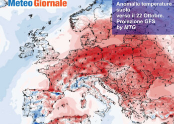 Impennata temperature, CALDO ANOMALO in gran parte d’Europa. Ecco la durata