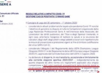 Juventus-Napoli non si giocherà: la Asl vieta la partenza degli azzurri