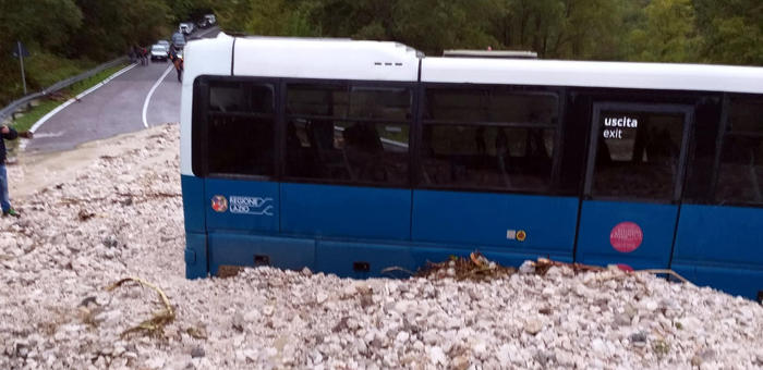 Maltempo: frana nel Frusinate, crolla un ponte