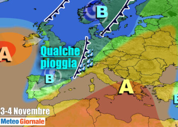 METEO 7 Giorni. ANTICICLONE al top, ma è in vista qualche PIOGGIA. Ecco dove