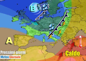 METEO 7 Giorni. Arriva altra PIOGGIA tra martedì e mercoledì, poi tregua