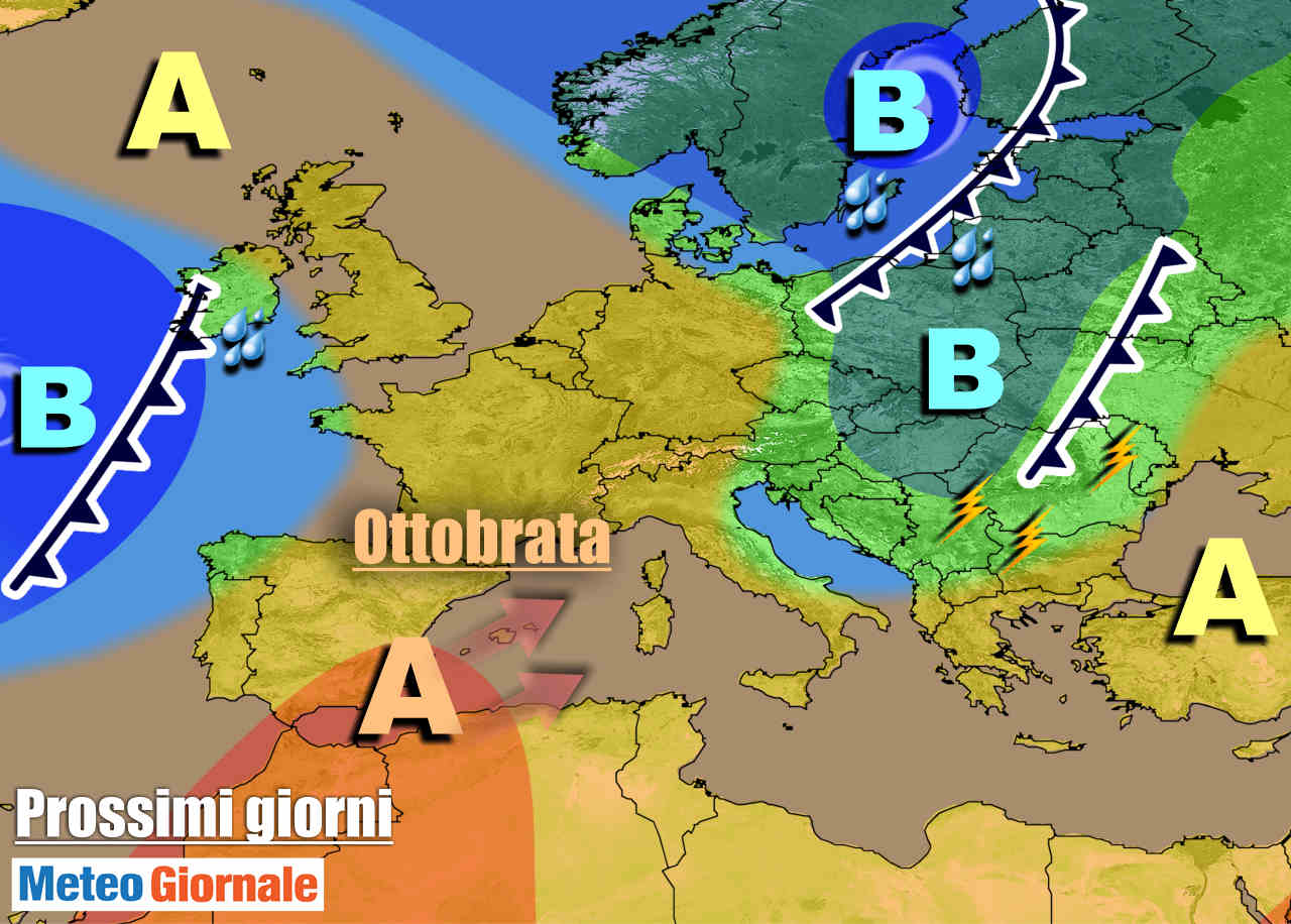 Previsioni meteo weekend