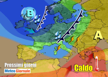 METEO 7 Giorni. CICLONE in Europa, ancora instabilità a tratti sull’Italia