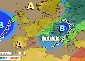 METEO 7 Giorni: MALTEMPO agli sgoccioli, farà CALDO la prossima settimana