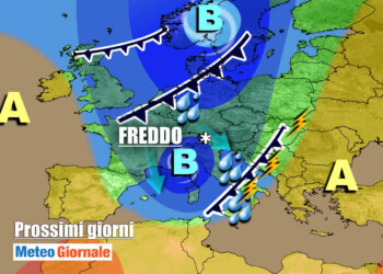 METEO 7 Giorni: MALTEMPO e CALO TERMICO con pioggia, grandine, vento e NEVE