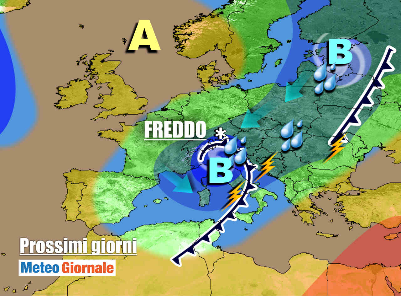 Previsioni meteo prossimi giorni