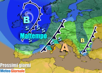METEO 7 Giorni. Nuovo MALTEMPO ad inizio settimana, poi FORTE ANTICICLONE