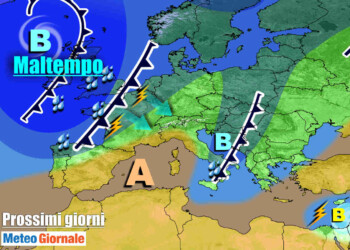 METEO 7 Giorni. Riecco l’AUTUNNO, perturbazioni all’assalto dell’Italia