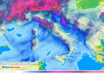 Meteo avviato verso un periodo con forti piogge e perturbazioni intense