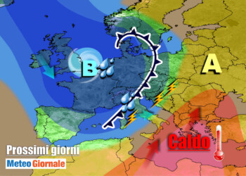 METEO Italia. Maltempo e PIOGGIA, domenica arriva la seconda perturbazione