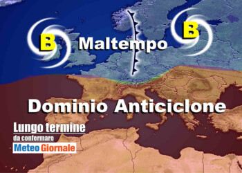 Meteo Italia nel lungo periodo: solo ANTICICLONE, solo clima mite