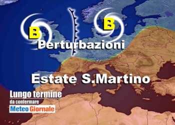 Meteo Italia nel lungo termine: ANTICICLONE dominante. Sole, mite