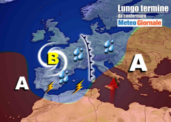 Meteo Italia nel lungo termine: BRUTTO con poche pause. Pieno AUTUNNO