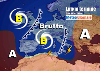 Meteo Italia nel lungo termine: inizio novembre TURBOLENTO