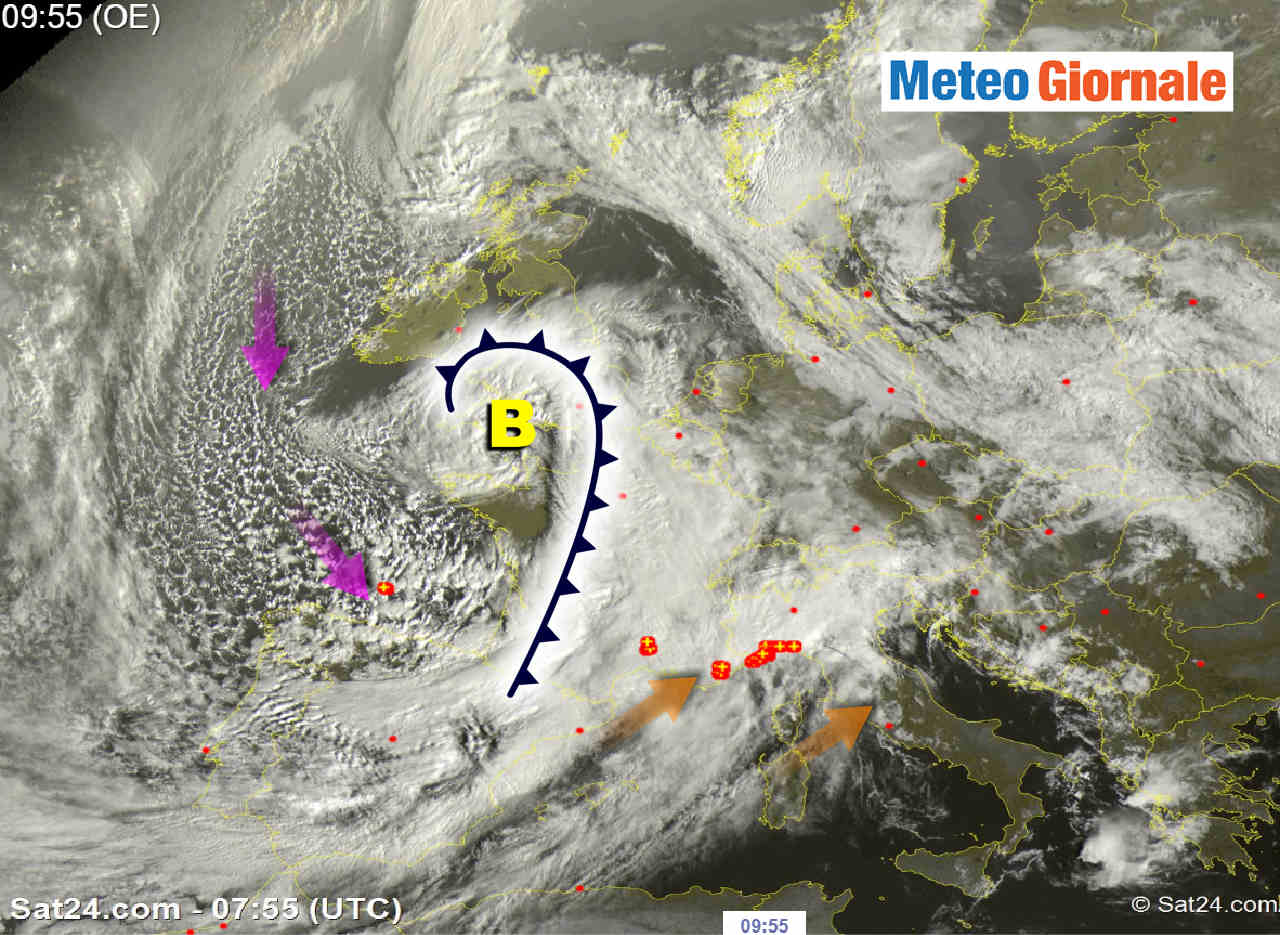 Meteo live: venerdì “nero” per le regioni del Nord e Toscana