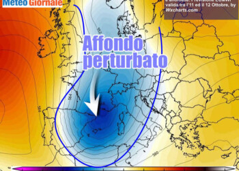 Meteo tendenza: forte maltempo in arrivo dal weekend, rischio nubifragi