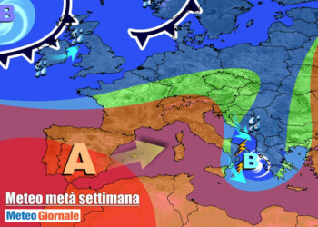 METEO: ultime piogge, sta arrivando un POTENTE ANTICICLONE