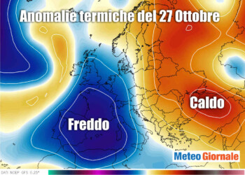 Peggiora nel fine settimana, poi ancora FREDDO