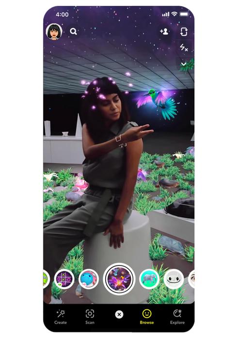 Snapchat,realtà aumentata con la tecnologia del nuovo iPhone