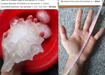 Tripoli devastata dalla grandine: chicchi di 20 cm, potrebbe essere record!