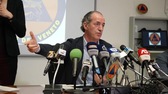 Zaia, in Veneto non c’è al momento tema lockdown