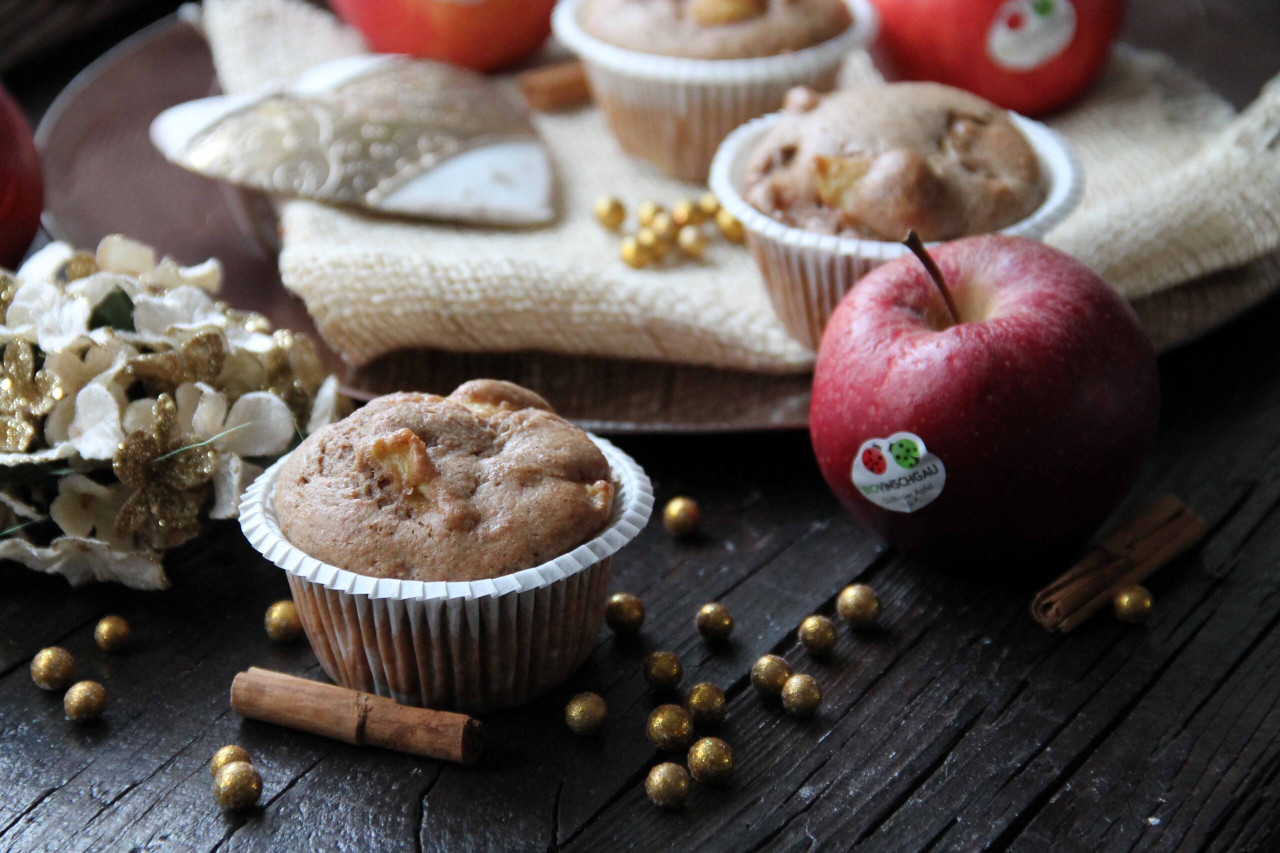 Ricetta Mela Val Venosta: Muffin Integrali con Gala Bio Val Venosta e spezie