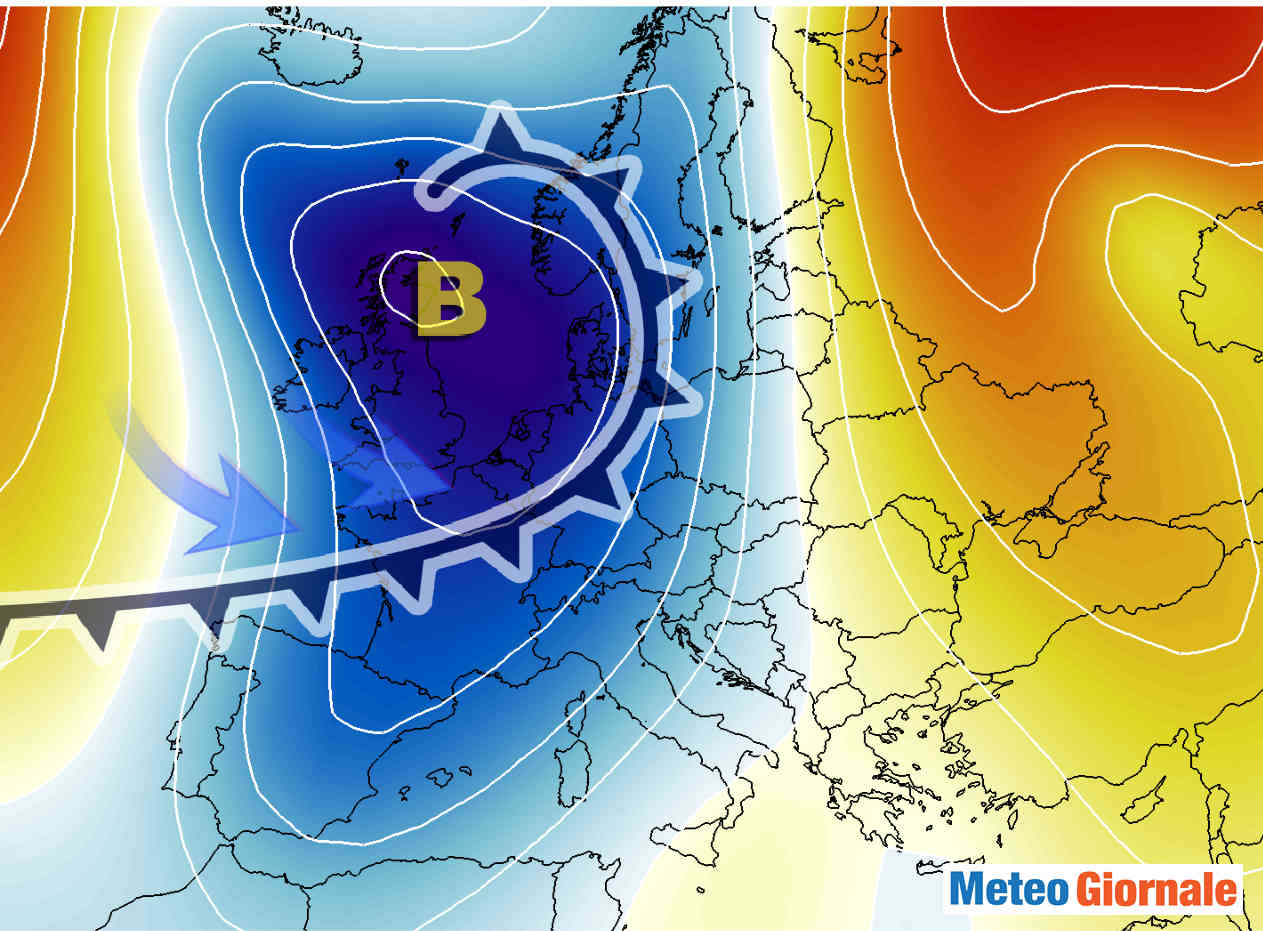 Meteo verso un repentino cambiamento.