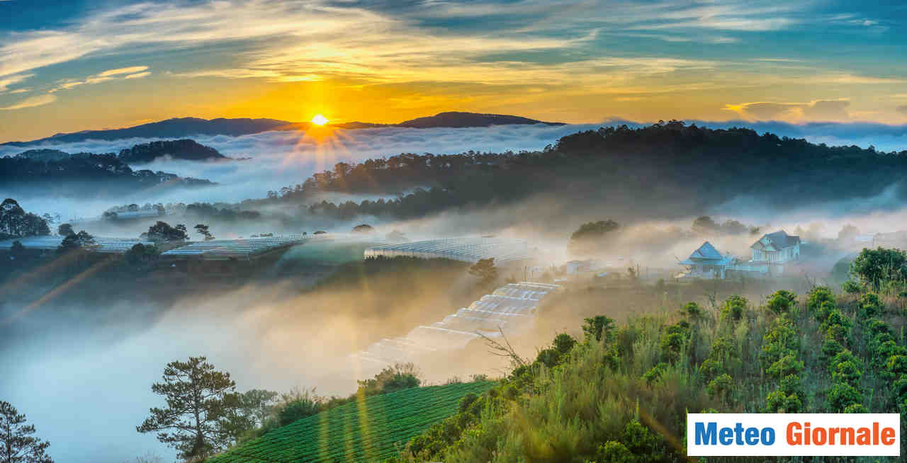 Nebbia fenomeno diffuso