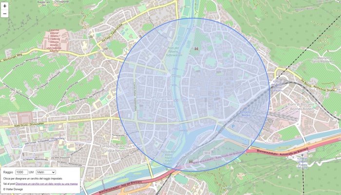 App dice ai bolzanino il loro ‘raggio d’azione’