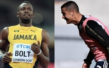 Bolt loda Cristiano Ronaldo: “Oggi mi batterebbe in velocità”