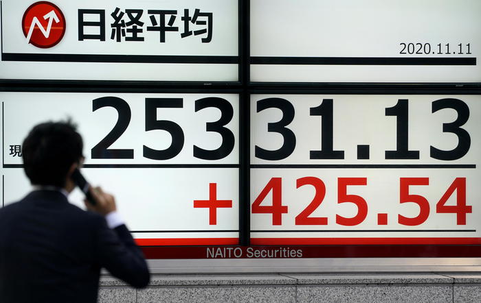 Borsa: Asia in difficoltà, allerta Covid frena Tokyo (-1,1%)
